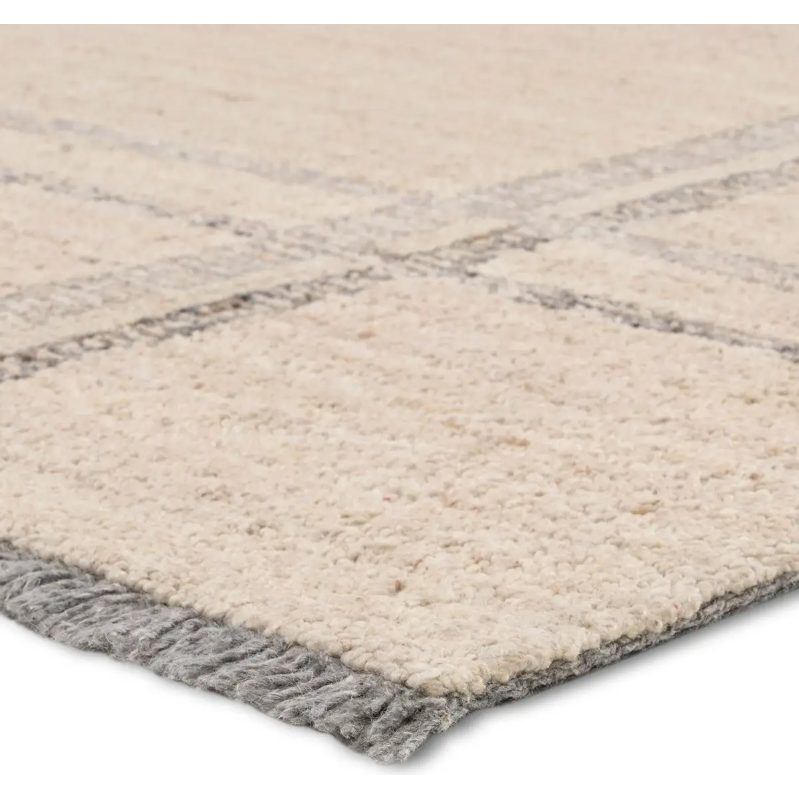 Hadi Bilal Rug in Almond milk/Pumice Stone