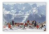 Lounging In Verbier by Slim Aarons
