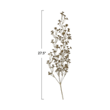 Faux Winter Jasmine Spray, Gold Color