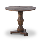 Rivi Large End Table in Aged Belgium Bleach