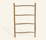 Coffee Wood Wall Ladder