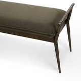 Charlotte Bench in Modern Velvet Loden