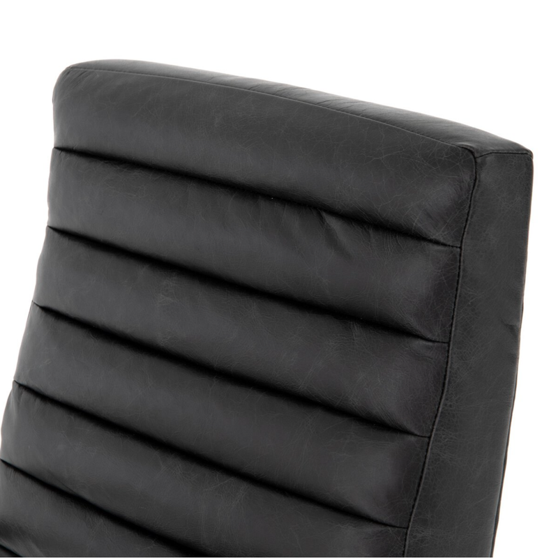 Bryson Channeled Desk Chair in Durango Smoke