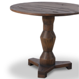 Rivi Large End Table in Aged Belgium Bleach