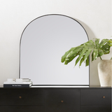 Georgina Wide Mirror in Iron Matte Black