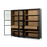 Millie Double Cabinet in Matte Black