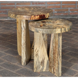 Nadette Nesting Tables, Natural, S/2
