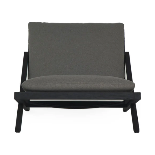 Bari Lounge Chair - Charcoal