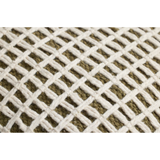 Grid Cushion in Green/Ivory