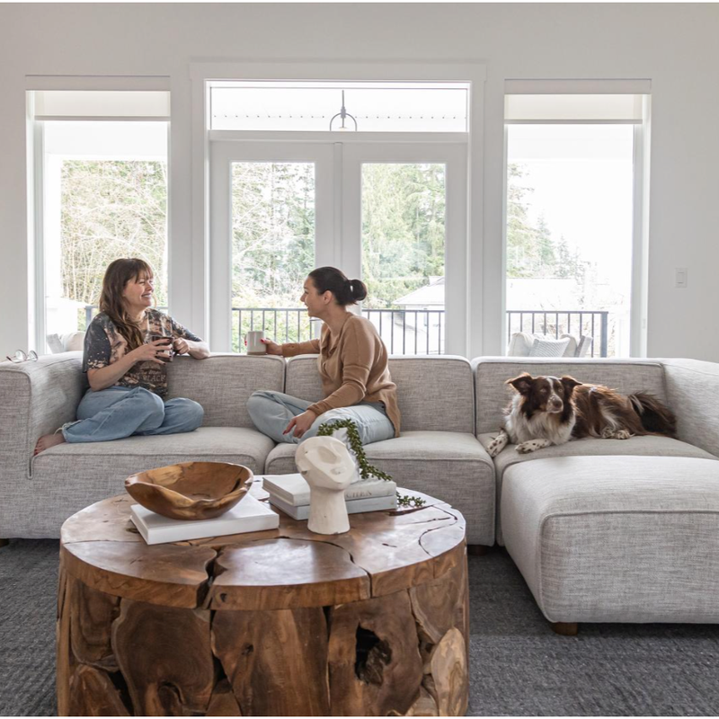 Natura Flow Round Coffee Table