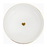 Gold Heart Jewelry Dish