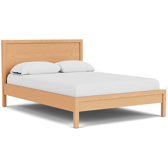 Marcel Bed - Oak with Metal Frame