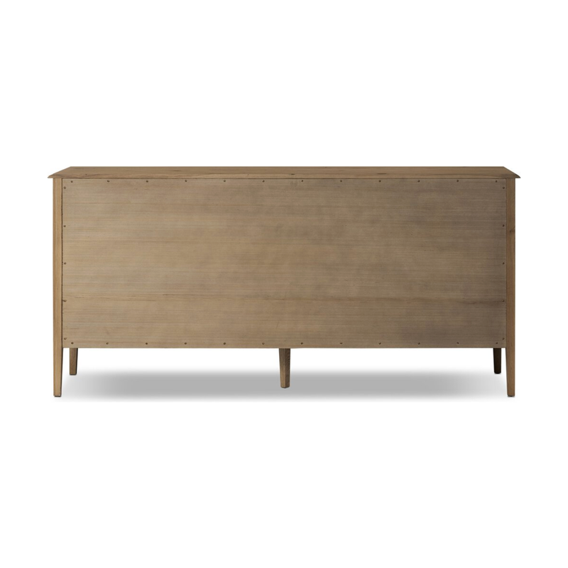 Maggie 6 Drawer Dresser in Aged Smoked Oak