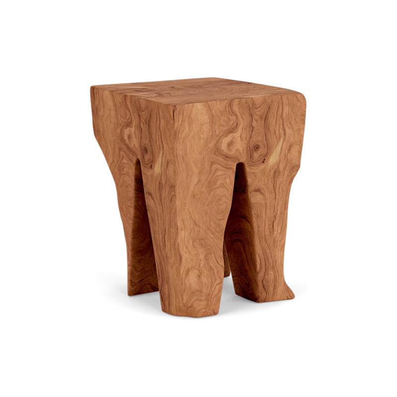 Solid Teak Stool