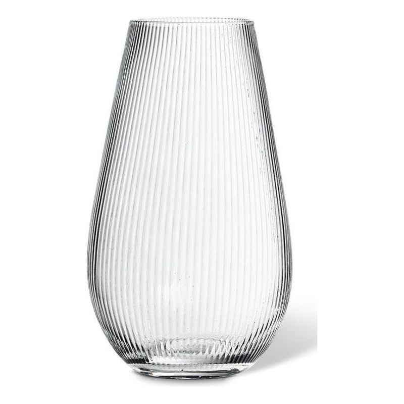 Narrow Optic Wide Bottom Vase