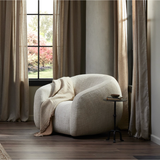 Jocelyn End Table in Raw Black Iron