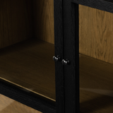 Millie Double Cabinet in Matte Black