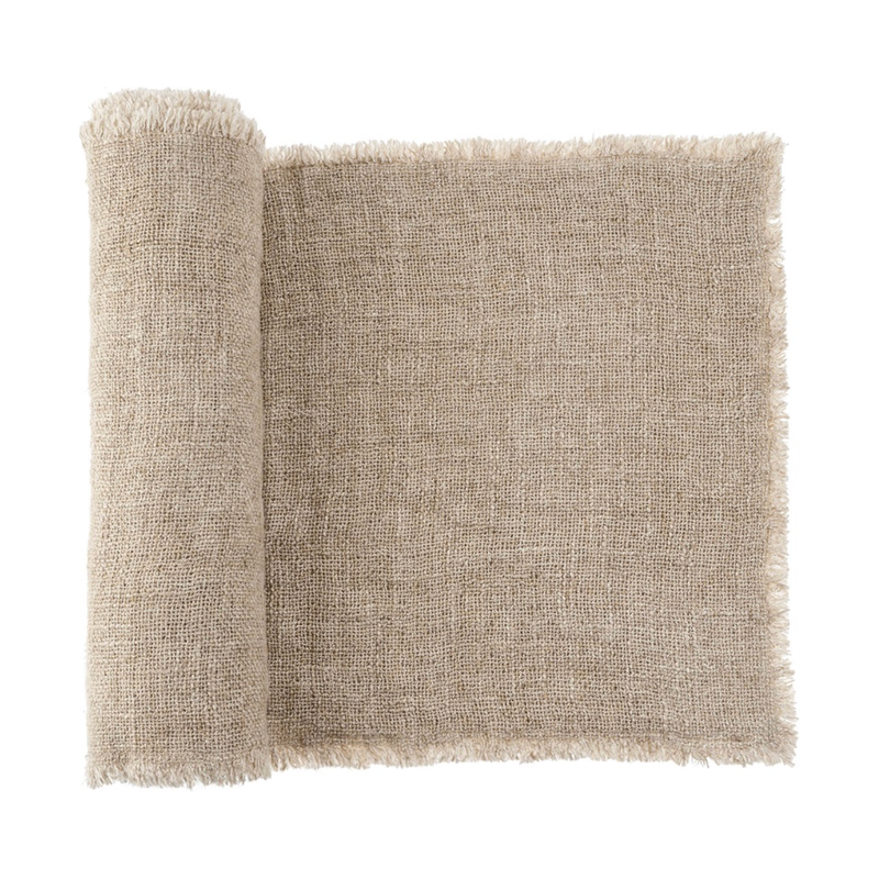 Culver Woven Table Runner in Oyster