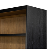 Millie Bookcase in Drifted Matte Black