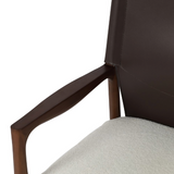 Lulu Desk Chair in Espresso