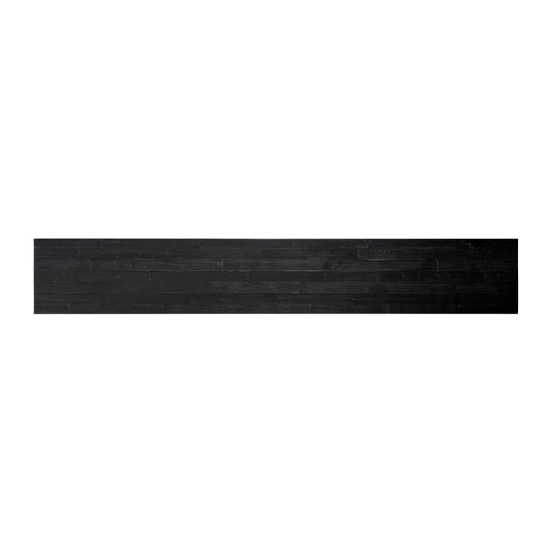 Matthes Console Table in Aged Black Pine - 94"