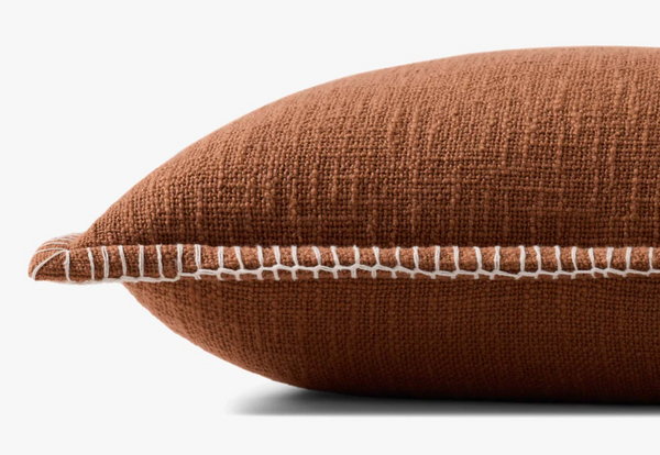 Jody Cushion in Terracotta 13" X 21"