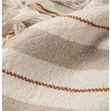 Cavendish Cotton Throw - Sand 50" x 60"