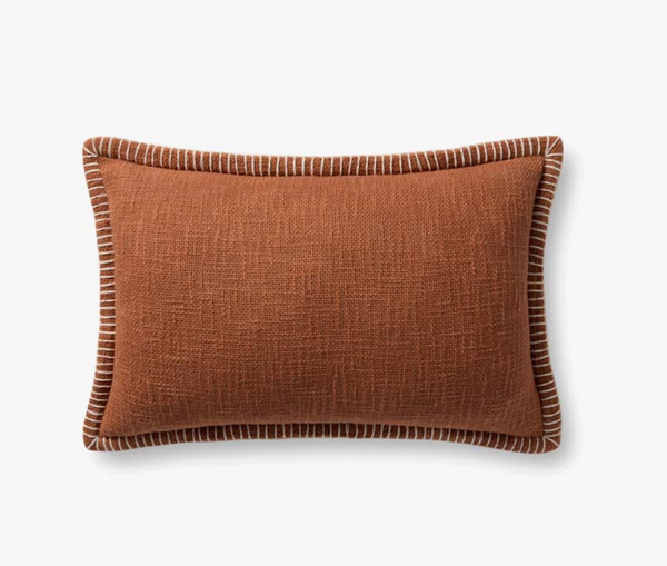 Jody Cushion in Terracotta 13" X 21"