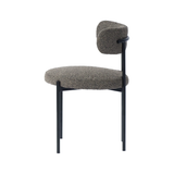 Cleo Dining Chair in Brown Boucle