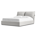 Plume Bed - Oat Tweed