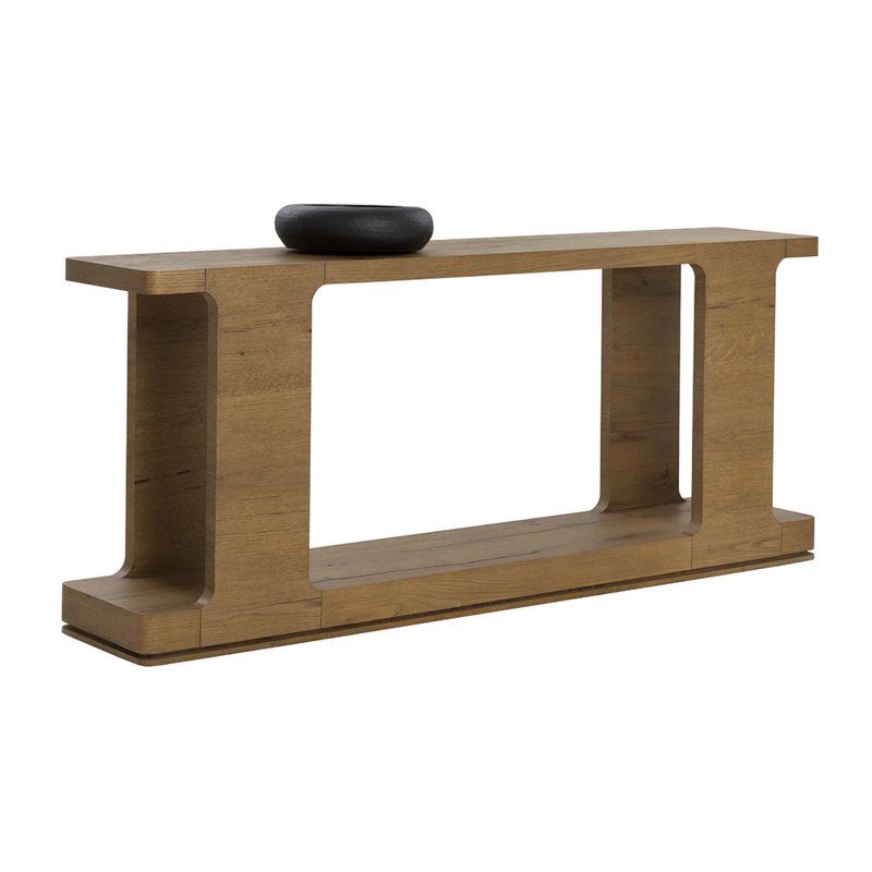 Hercules Console Table in Light Brown