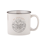 Go Explore - Grey Campfire Mug