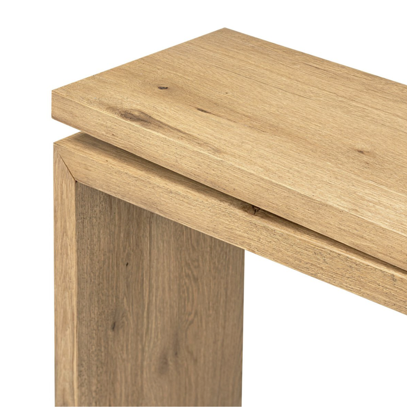 Matthes Console Table in Worn Oak - 60"
