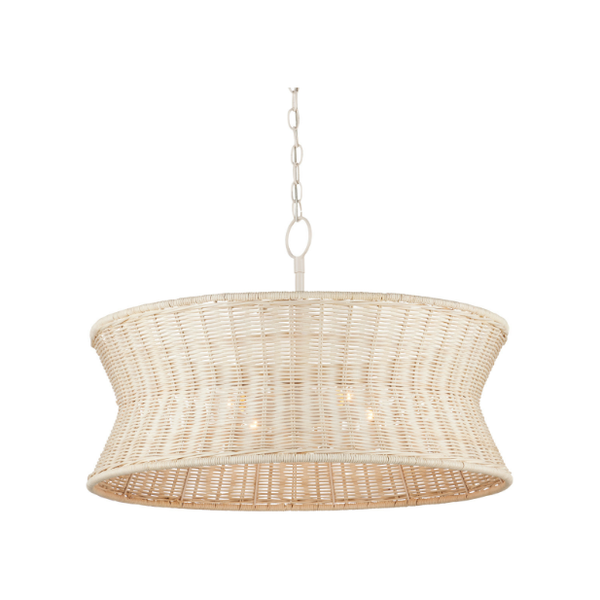 Phebe Small Chandelier in Bleached Natural