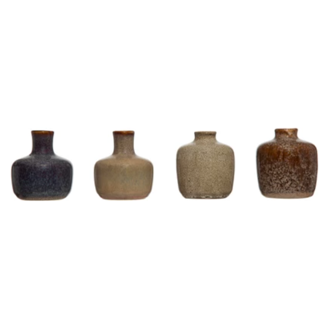 Stoneware Vase Octet