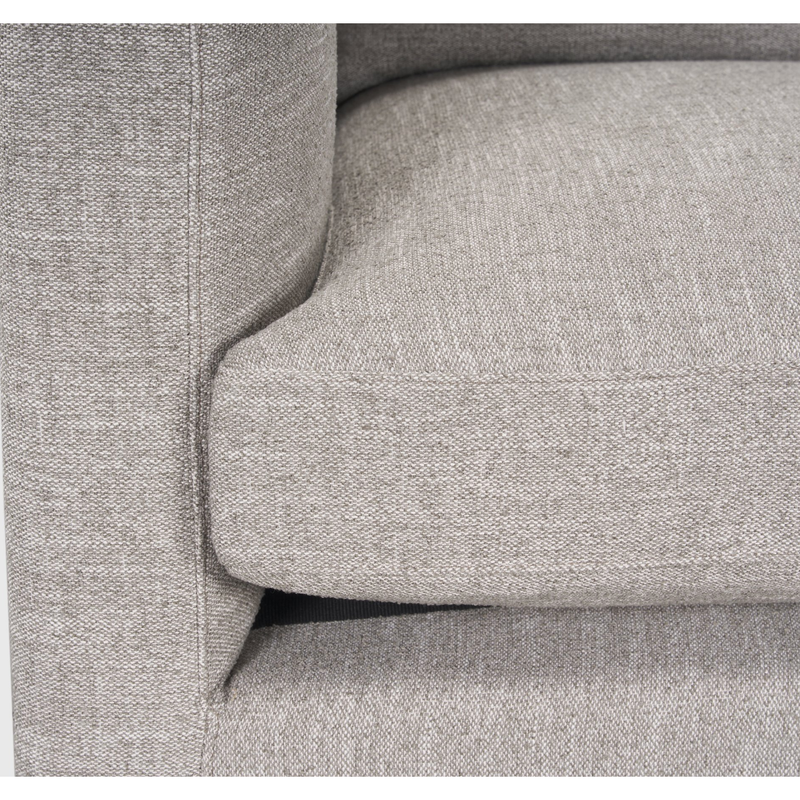 Halston 3-Piece Sofa in Light Grey