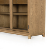 Millie Double Cabinet in Drifted Oak