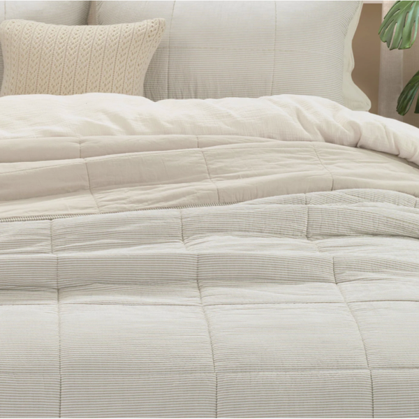 Tagliatelle Quilt in Natural