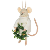 Wreath Mouse Ornament