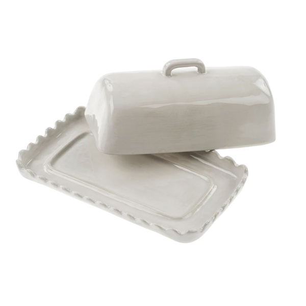 Scalloped Butter Dish