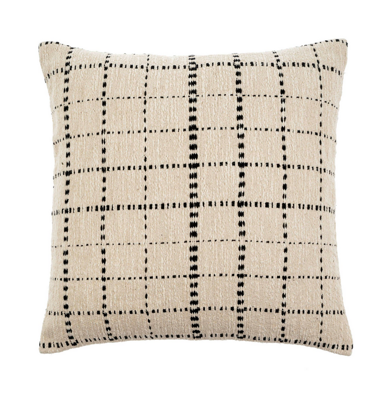 Handloom Check Cushion 20" x 20"