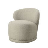 Rollo Club Chair in Twill Ivory