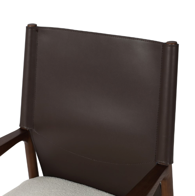 Lulu Desk Chair in Espresso