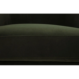 Oscy Swivel Chair in Dark Green