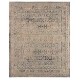 Patterned Silence Rug in Midnight Navy