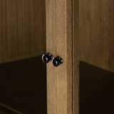 Millie Double Cabinet in Drifted Oak