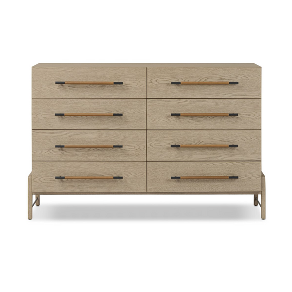 Rosedale 8 Drawer Dresser in Yucca Oak Veneer