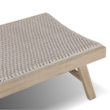 Delano Outdoor Chaise in Washed Brown