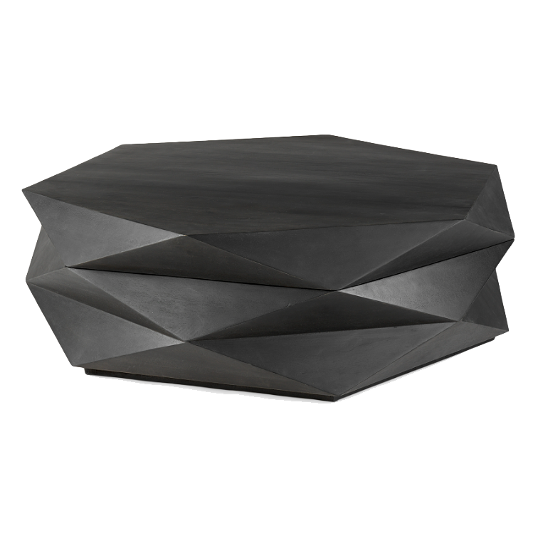 Arreto Storage Coffee Table - Black