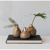 Obsidian Burnt Bud Vase
